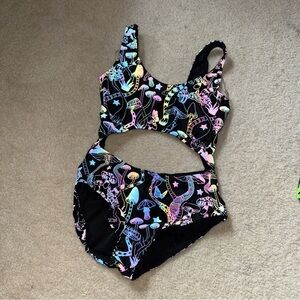 Club Exx Cyber Garden bodysuit